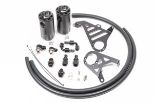 Ford Focus RS Catch Can Kit - Radium Engineering - Dual, Fluid Lock - `16-`18
